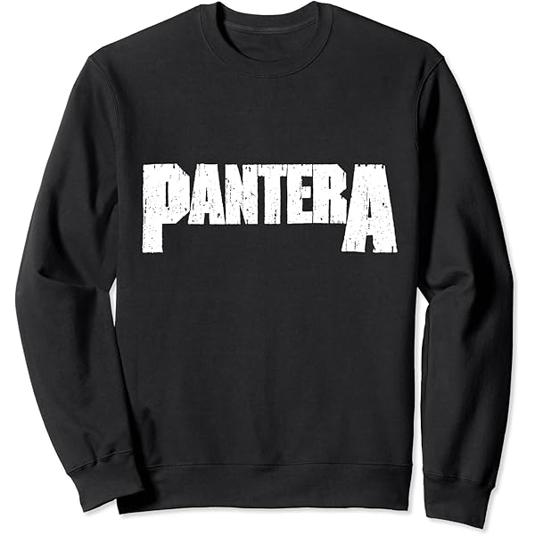 Amazon.com: Official Pantera White Logo Pullover Hoodie